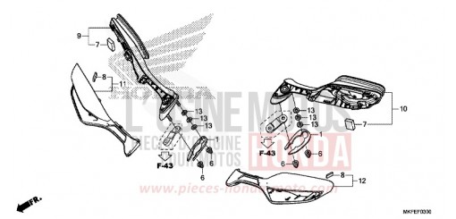 MIROIR CBR1000RAK de 2019